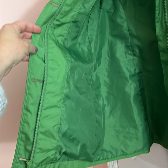 Lands End Womens green lightweight raincoat. NWOT Size S 6/8 - Picture 5 of 10